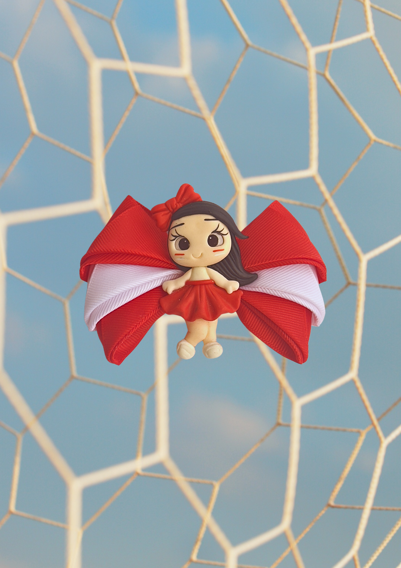 Croatian Cheerleader Hair Clip | Ballad Bows - Magic in every bow!