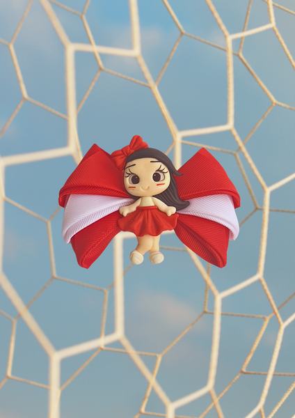 Croatian Cheerleader Hair Clip | Ballad Bows - Magic in every bow!