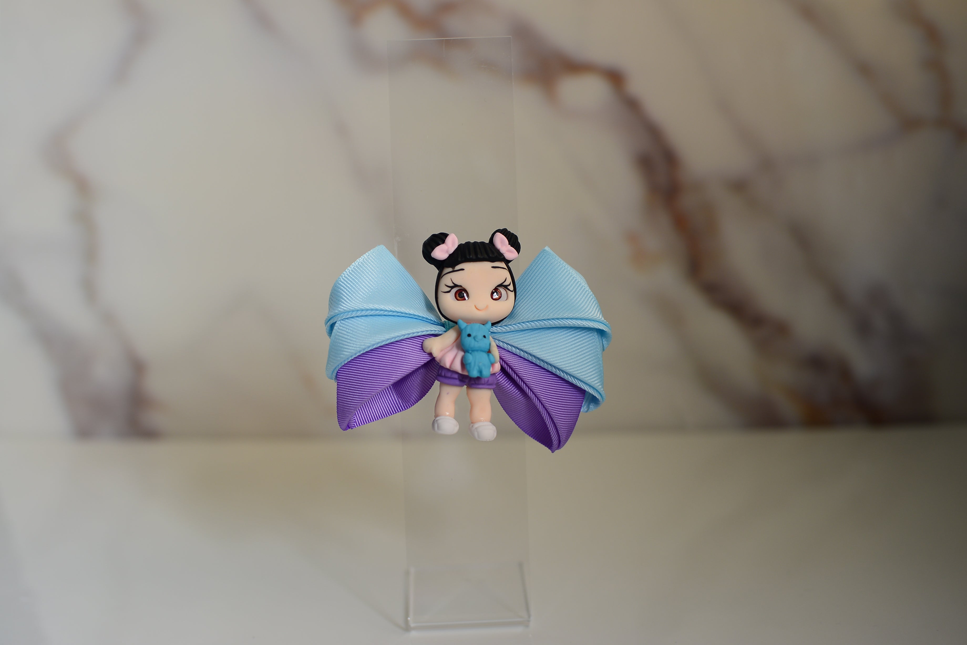 Blue Boo Hair Clip | Ballad Bows - Magic in every bow!