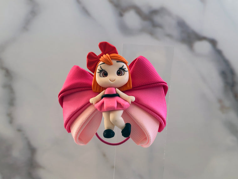 Powerpuff Blossom Hair Clip | Ballad Bows - Magic in every bow!