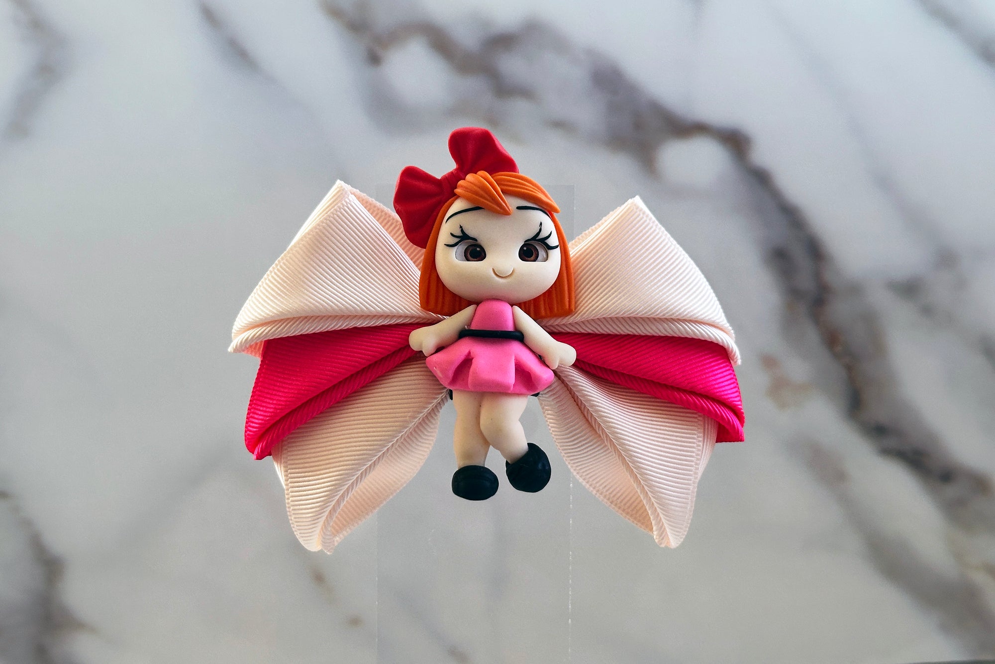 Powerpuff Blossom Hair Clip | Ballad Bows - Magic in every bow! ♥
