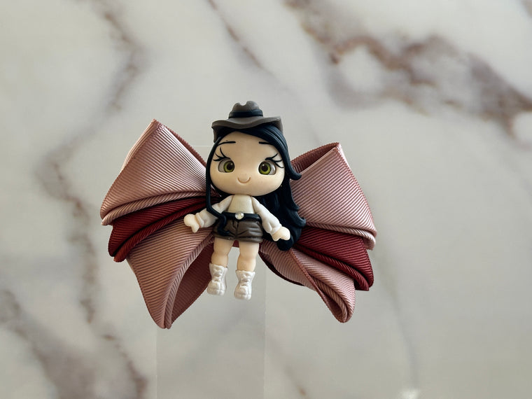 Texas with Love Hair Clip | Ballad Bows - Magic in every bow!