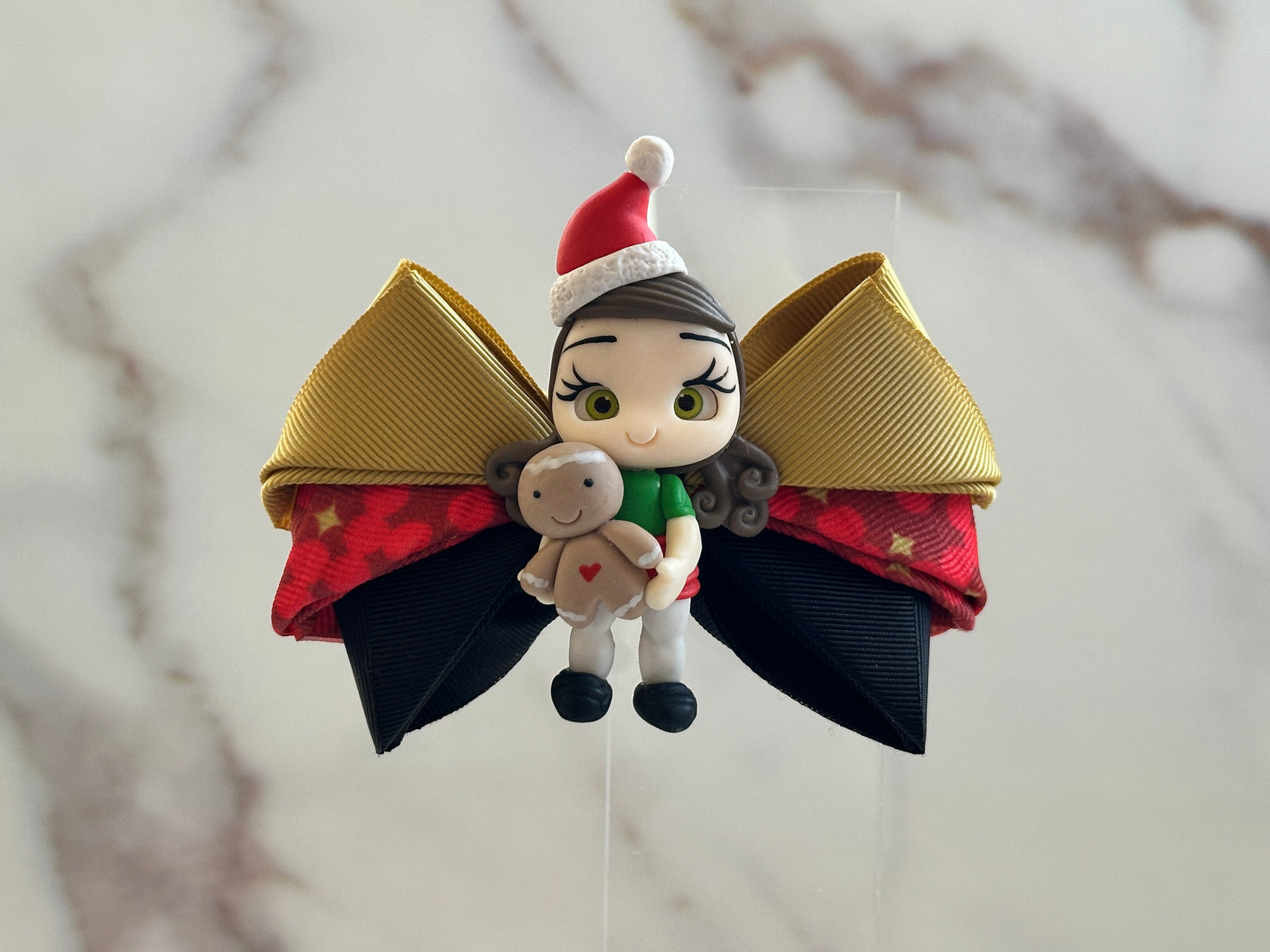 Nadia & Gingerbread  Hair Clip | Ballad Bows - Magic in every bow!