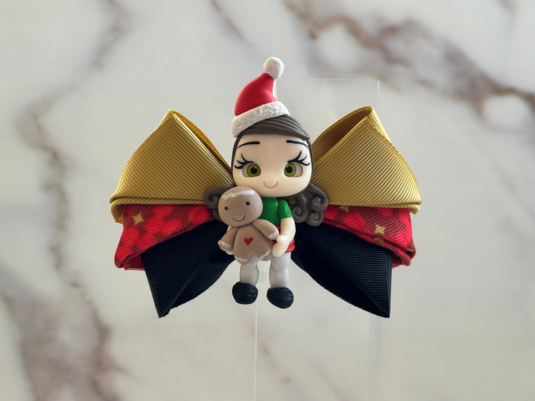 Nadia & Gingerbread  Hair Clip | Ballad Bows - Magic in every bow!