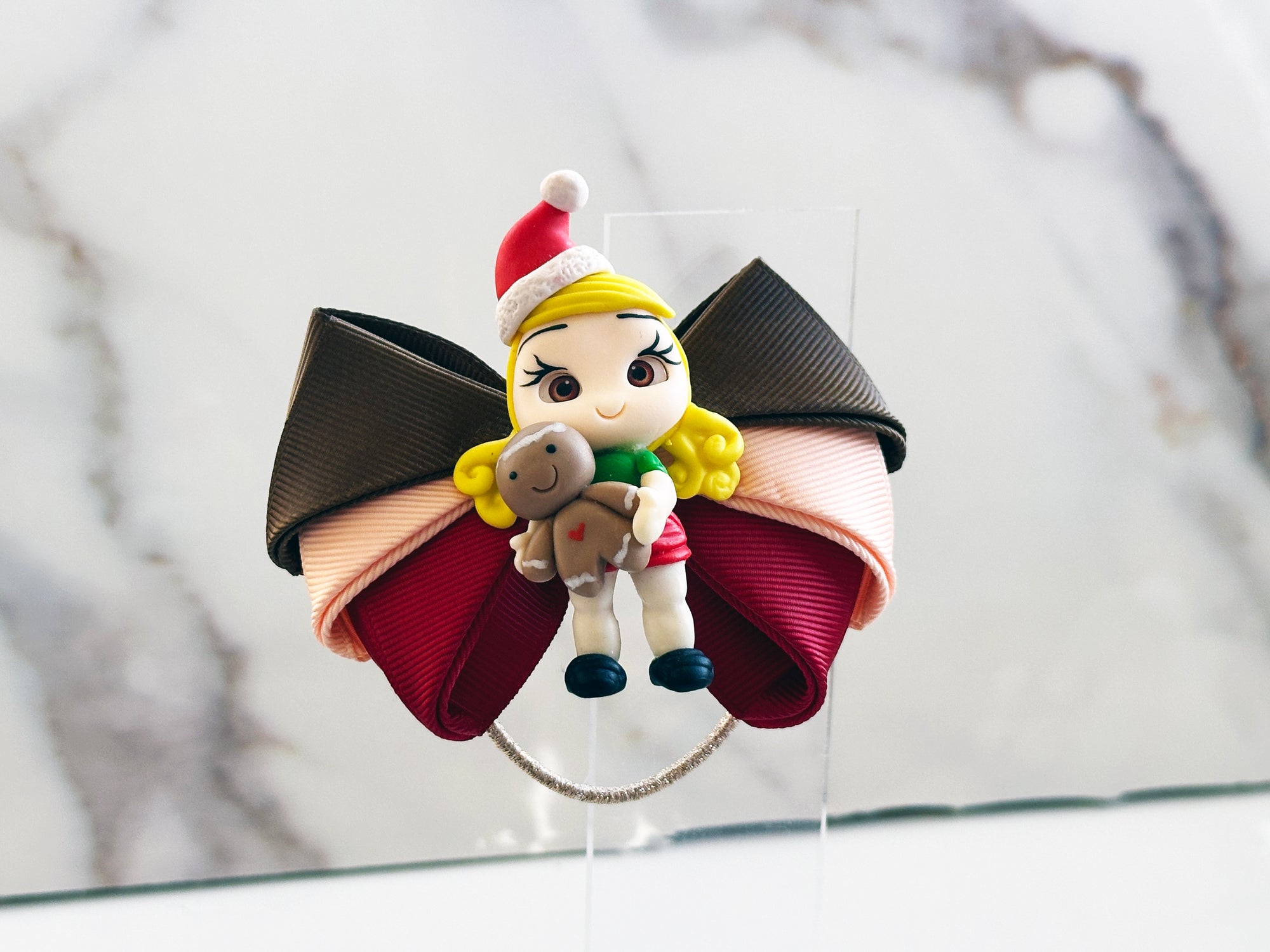 Nadia & Gingerbread  Hair Clip | Ballad Bows - Magic in every bow!