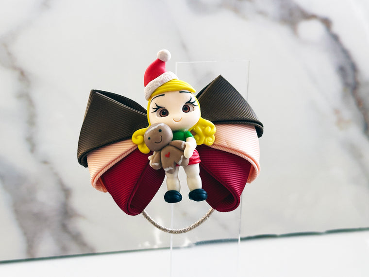 Nadia & Gingerbread  Hair Clip | Ballad Bows - Magic in every bow!