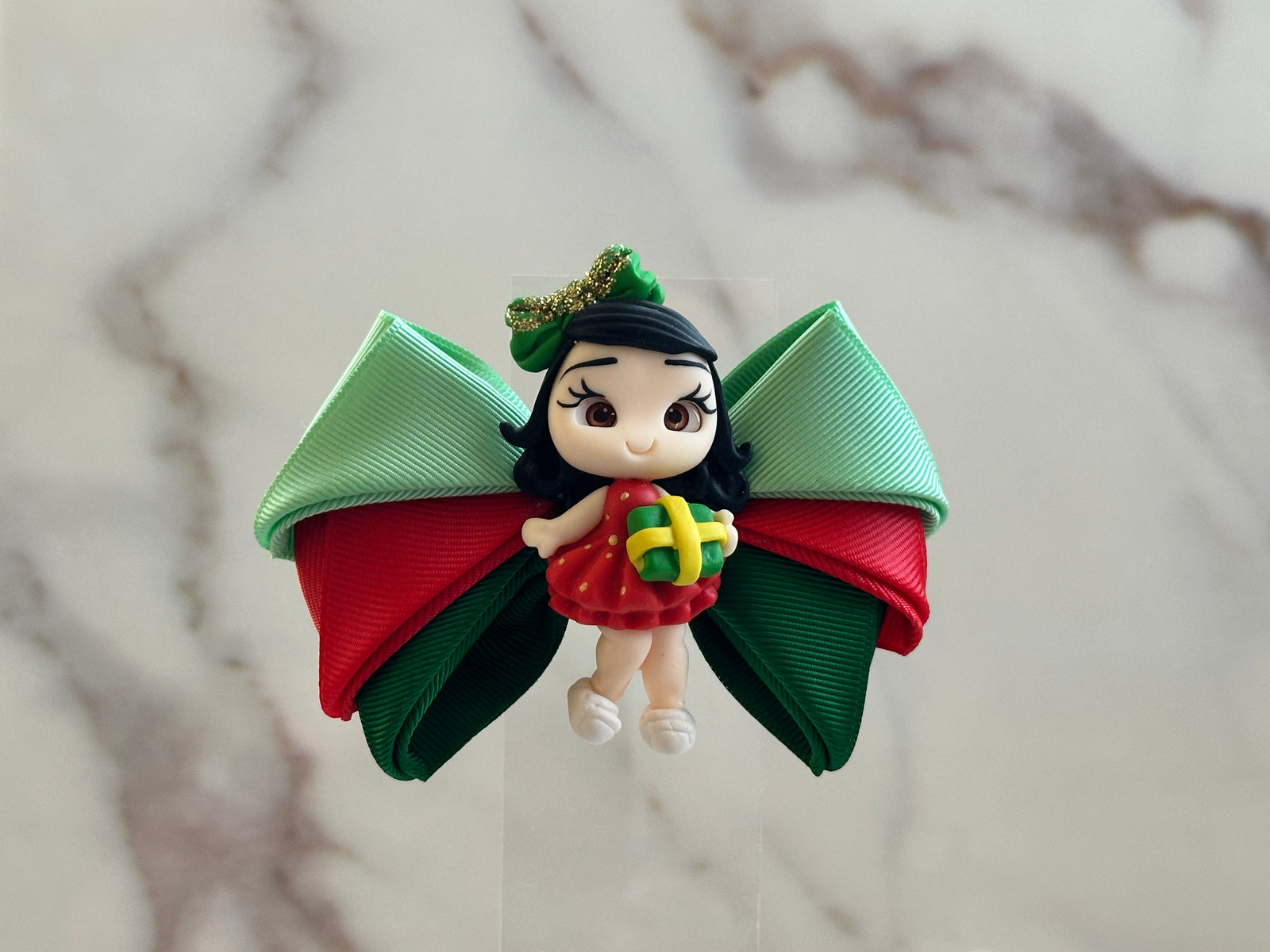 Natalia's Christmas Gift Hair Clip | Ballad Bows - Magic in every bow!