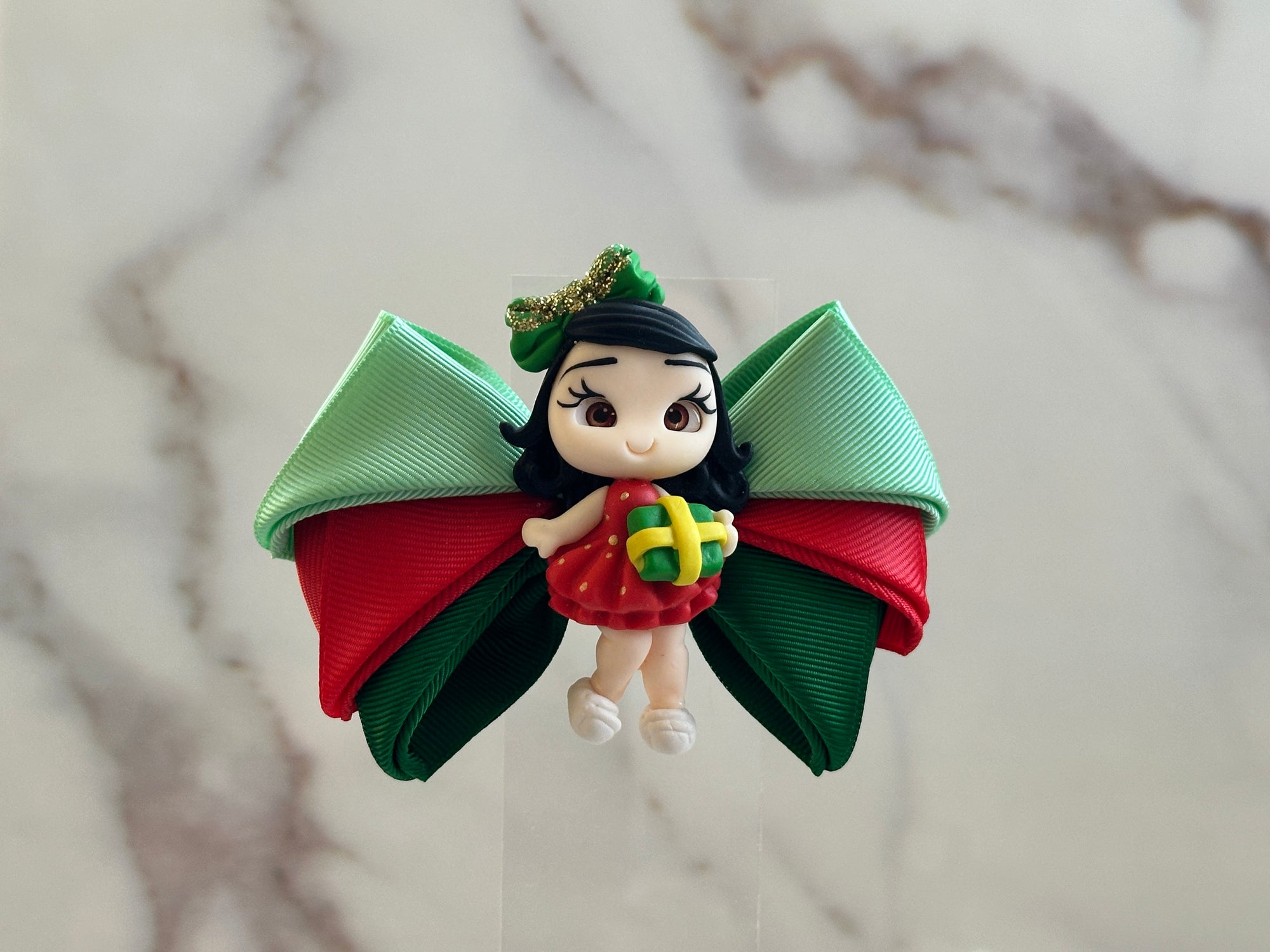 Natalia's Christmas Gift Hair Clip | Ballad Bows - Magic in every bow!