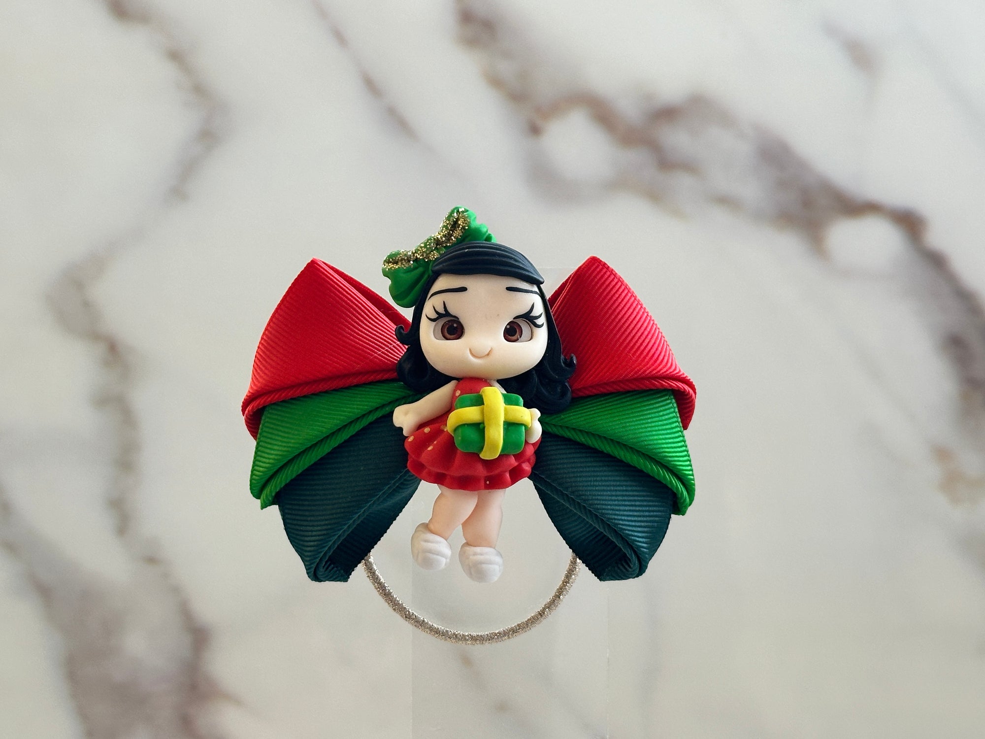 Natalia's Christmas Gift Hair Clip | Ballad Bows - Magic in every bow!