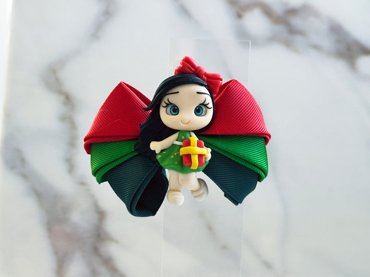 Natalia's Christmas  Gift Hair Clip | Ballad Bows - Magic in every bow!